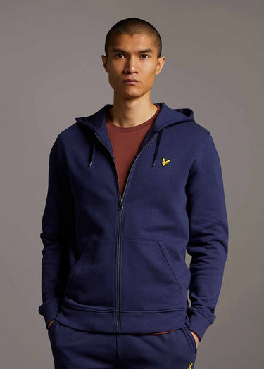 Lyle & Scott Vesten Zip through hoodie - navy