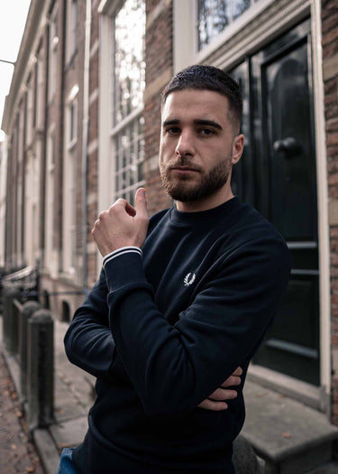 Fred Perry Truien Crew neck sweatshirt - navy