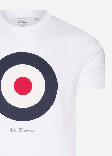Ben Sherman T-shirts Target tee - white