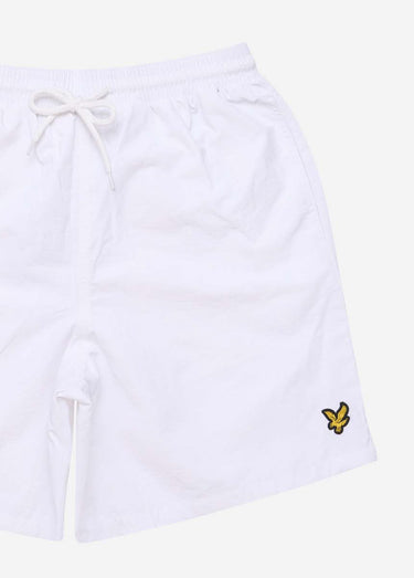 Lyle & Scott Zwembroeken Plain swimshort - white