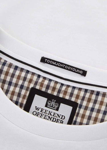 Weekend Offender T-shirts Liddell - white