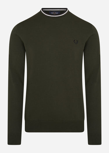 Fred Perry Truien Classic crew neck jumper - hunting green