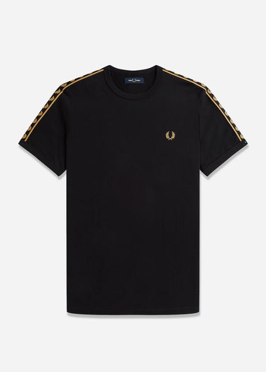 Fred Perry T-shirts Gold taped ringer t-shirt - black
