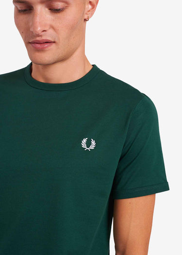Fred Perry T-shirts Ringer t-shirt - ivy