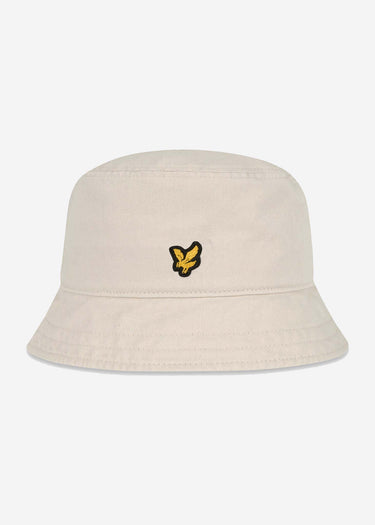 Lyle & Scott Bucket Hats Cotton twill bucket hat - sesame