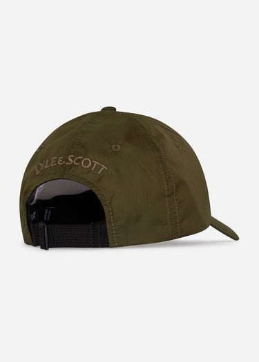 Lyle & Scott Petten Ripstop cap - trek green