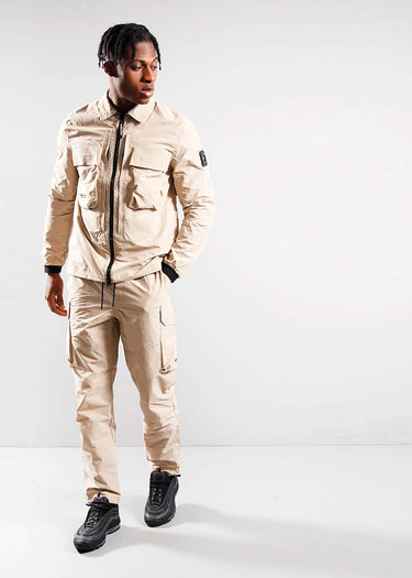 Marshall Artist Overshirts Forte polyamide overshirt - sandstone