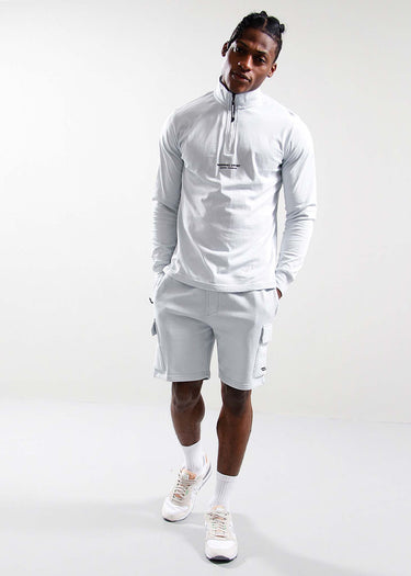 Marshall Artist Truien Siren 1/4 zip - dolphin grey
