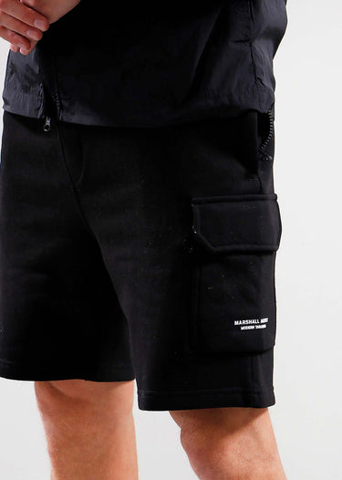 Marshall Artist Korte Broeken Siren cargo short - black