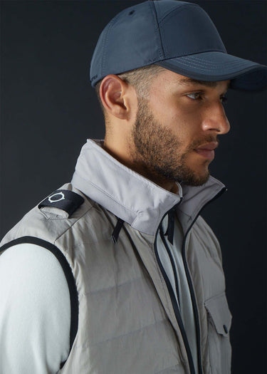 MA.Strum Bodywarmers Softshell down quilt gilet - illusion blue