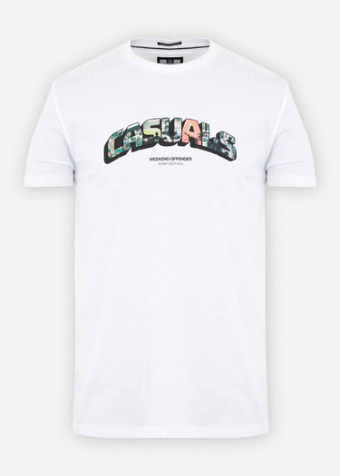 Weekend Offender T-shirts Saturday - white