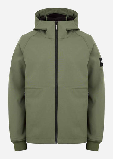 Weekend Offender Jassen Stipe softshell - green clay