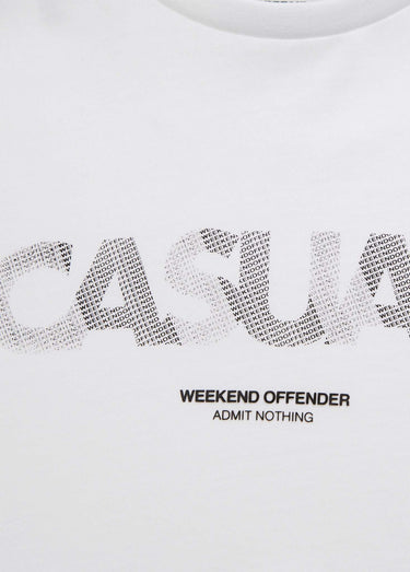 Weekend Offender T-shirts Dunham - white