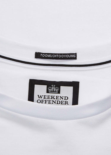 Weekend Offender Archive 89 Tee - white