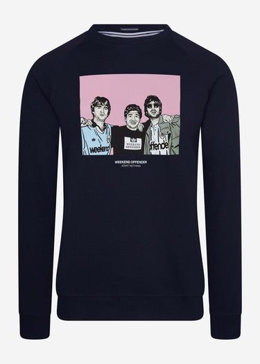 Weekend Offender Truien Diego sweat - navy