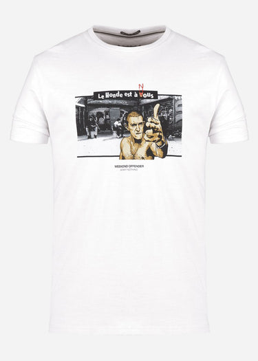 Weekend Offender T-shirts La haine tee - white