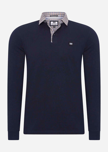 Weekend Offender Longsleeve Polo's Tavarez - navy