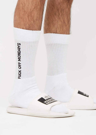 Weekend Offender Slippers La piscine - white