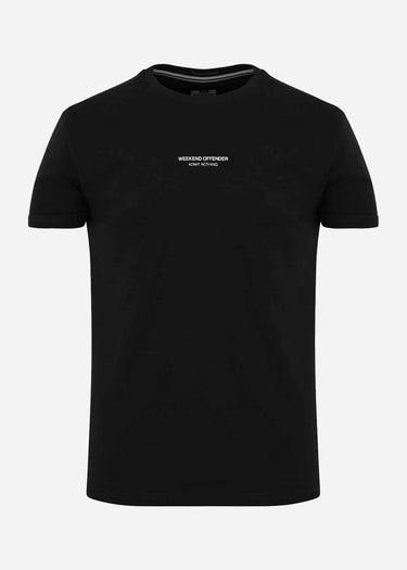 Weekend Offender T-shirts WO tee - black