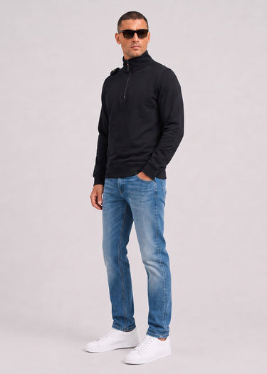 MA.Strum Pullover Training quarter zip sweatshirt - black