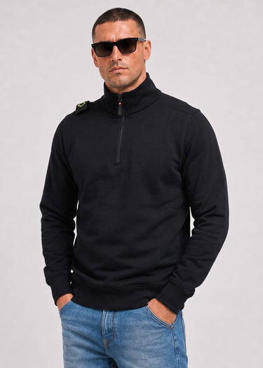 MA.Strum Truien Training quarter zip sweatshirt - black