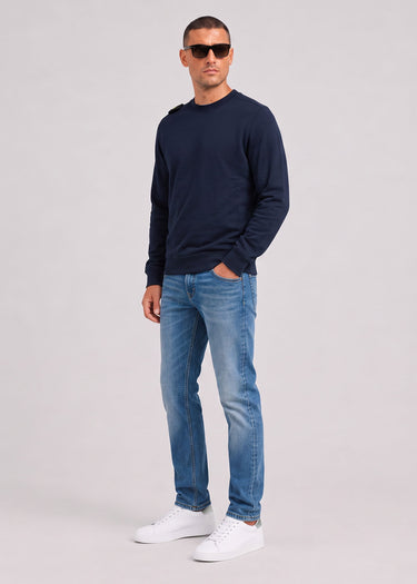 MA.Strum Truien Training crew sweatshirt - ink navy