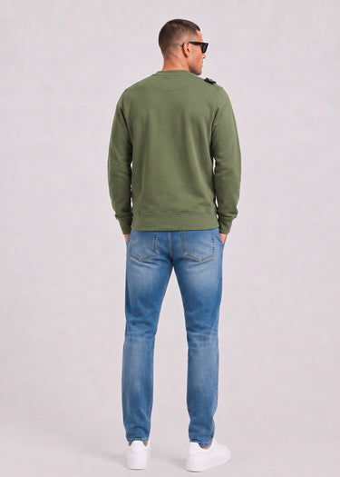 MA.Strum Sweaters Training crew sweatshirt - bronze green
