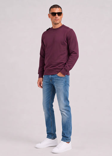 MA.Strum Truien Training crew sweatshirt - wine