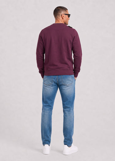 MA.Strum Truien Training crew sweatshirt - wine