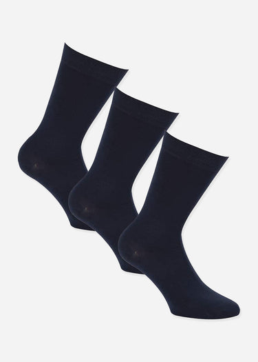 Casual Lads Sokken  3 Pack Premium Bamboo Socks - Navy 