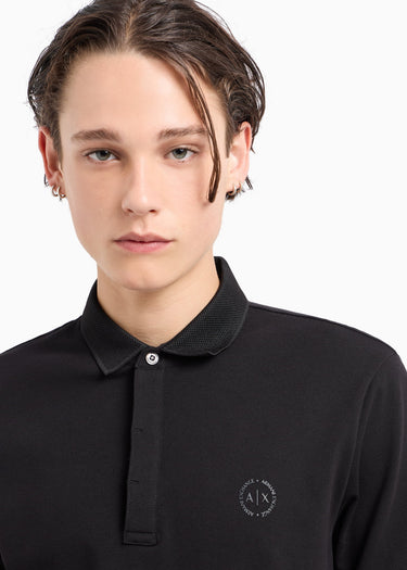 Armani Exchange Polo's Polo - black