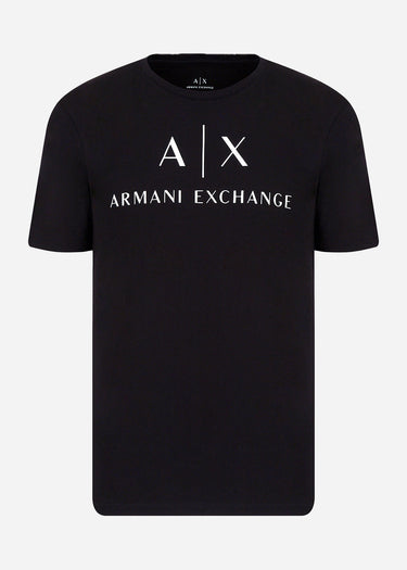 Armani Exchange T-shirts Slim fit jersey t-shirt with logo - black