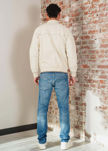 Fred Perry Jassen Crinkle harrington jacket - oatmeal