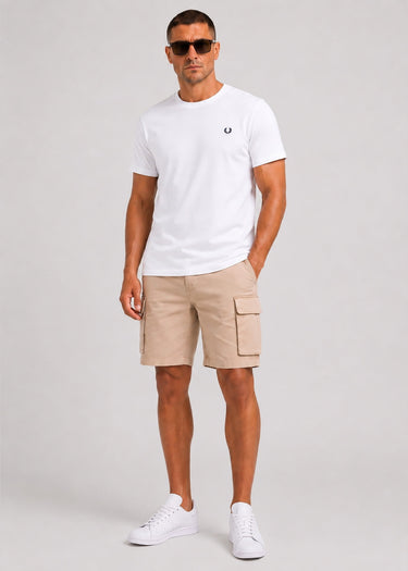 Fred Perry T-shirts Back print laurel wreath t-shirt - snow white