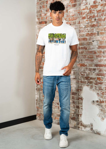 Weekend Offender T-shirts Green street GSE - white