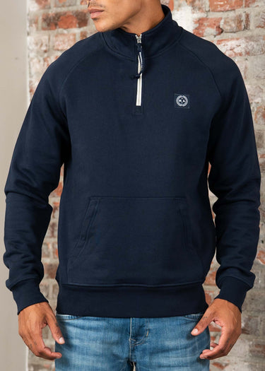 Marshall Artist Truien Foundation quarter zip - navy