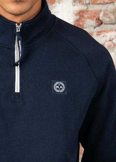 Marshall Artist Truien Foundation quarter zip - navy