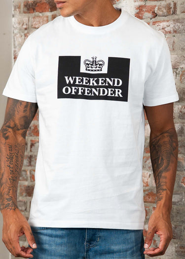 Weekend Offender T-shirts Prison - white