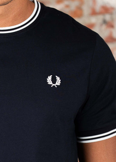 Fred Perry T-shirts Twin tipped t-shirt - navy