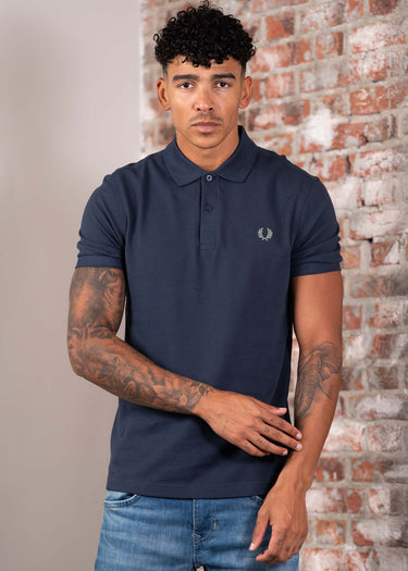 Fred Perry Polo's Plain polo - dark airforce bayleaf