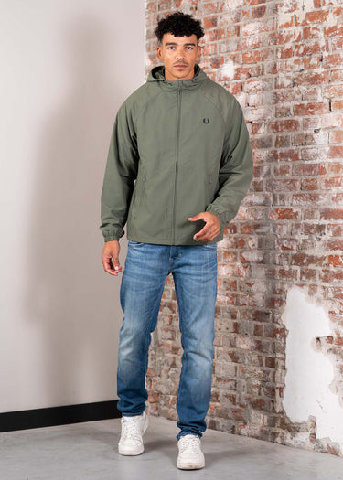 Fred Perry Jassen Hooded shell jacket - laurel wreath green