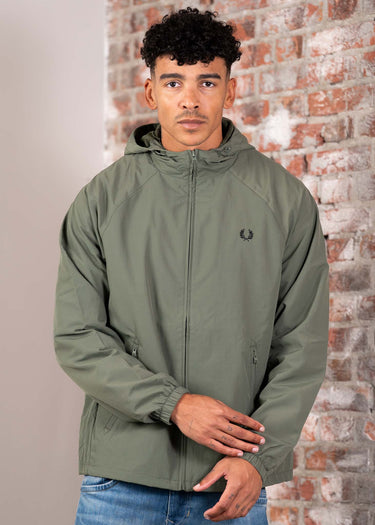 Fred Perry Jassen Hooded shell jacket - laurel wreath green