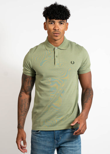 Fred Perry Polo's The fred perry shirt - olivmnt ngtgreen