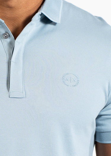 Armani Exchange Polo's Polo - sky blue