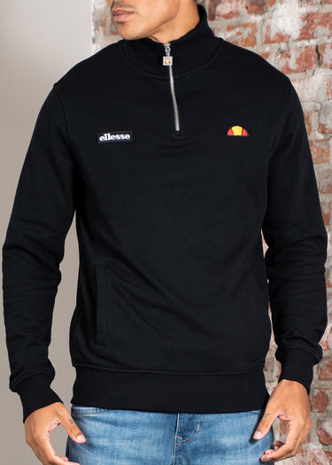 Ellesse Truien Pelegrini quarter zip - black