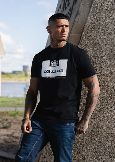 Casual Lads T-shirts Casual Lads t-shirt - black (test) (4)