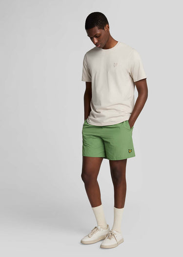 Lyle & Scott Zwembroeken Plain swimshort - smoke green