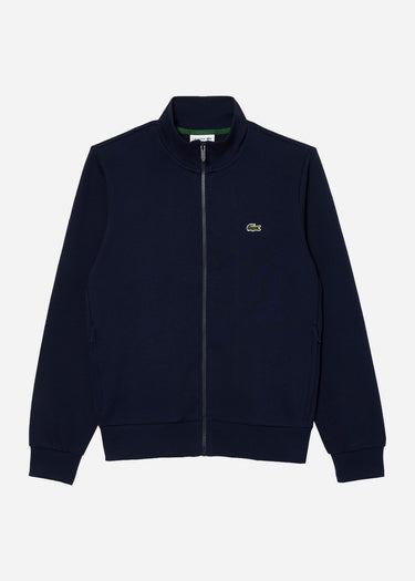 Lacoste Truien Brushed fleece zip through sweater - Navy