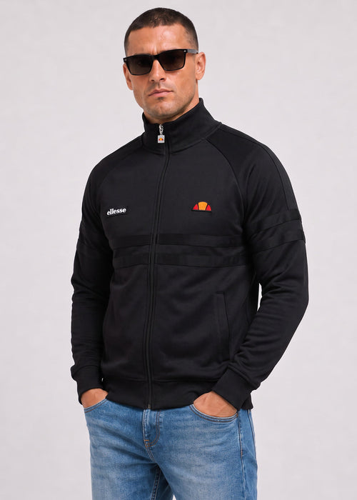 Rimini track jacket - black mono