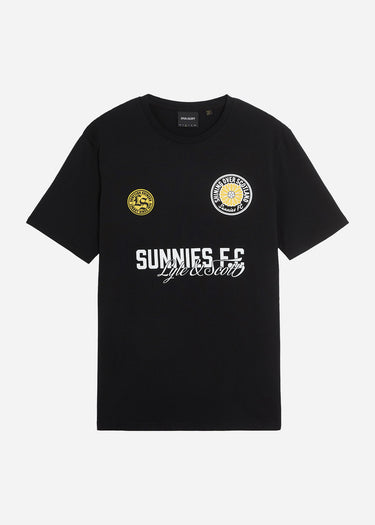 Lyle & Scott T-shirts Sunnies fc graphic t-shirt - jet black